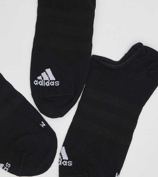 Adidas Adidas - Black No Show Socks