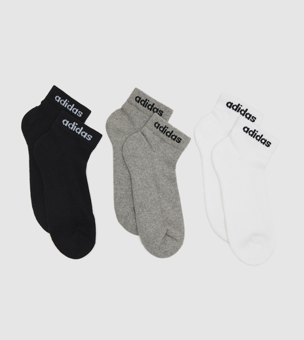 اديداس  جوارب   - رمادي Casual Socks