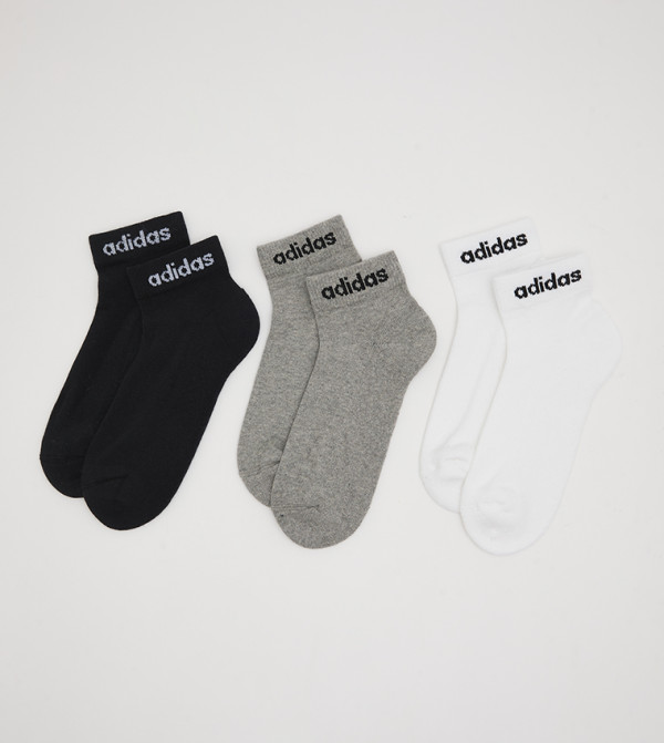 اديداس  جوارب   - رمادي Casual Socks