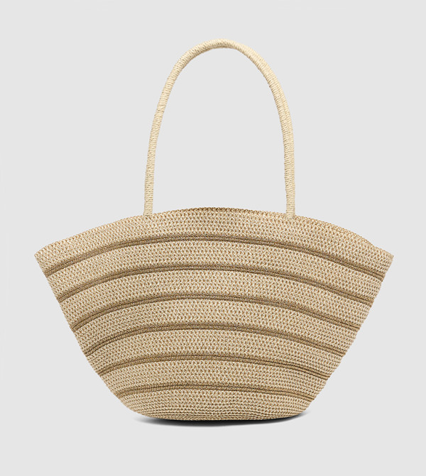 Hailys  - Beige Tote Bags