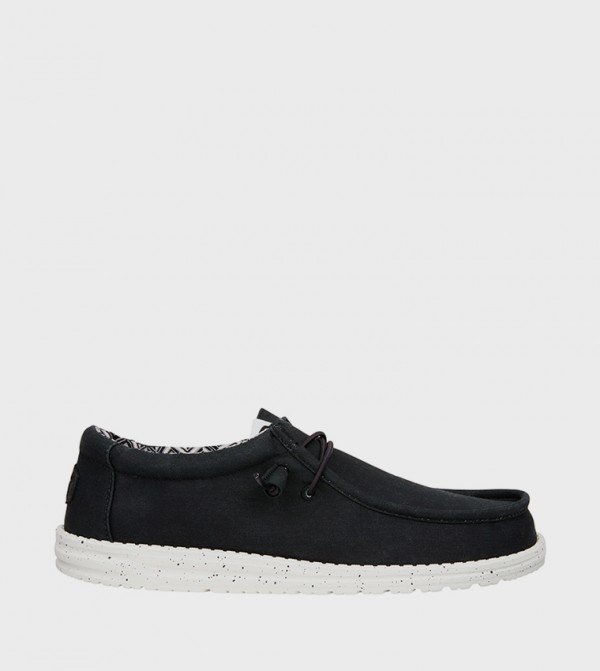 HEY DUDE  - Black Casual Slip-ons