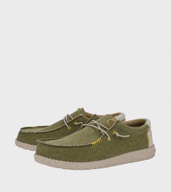 هاي دود هاي دود - أخضر Casual Slip-ons