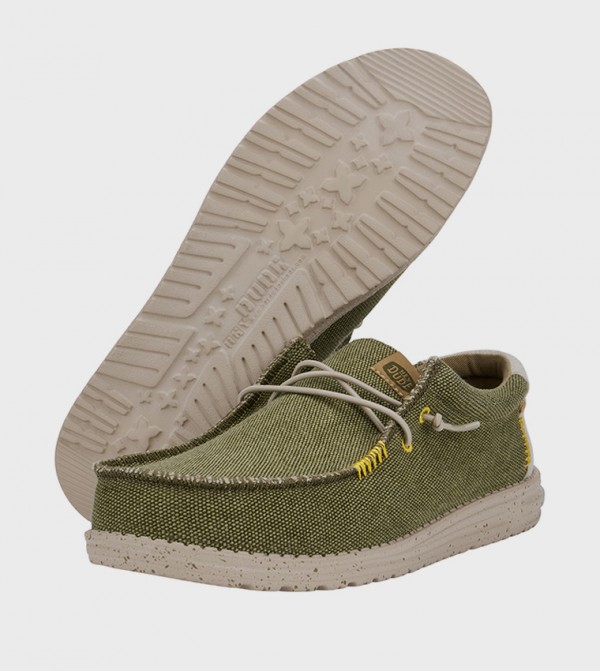 هاي دود هاي دود - أخضر Casual Slip-ons