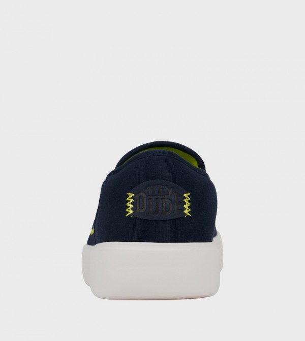 HEY DUDE  - Navy Low Top