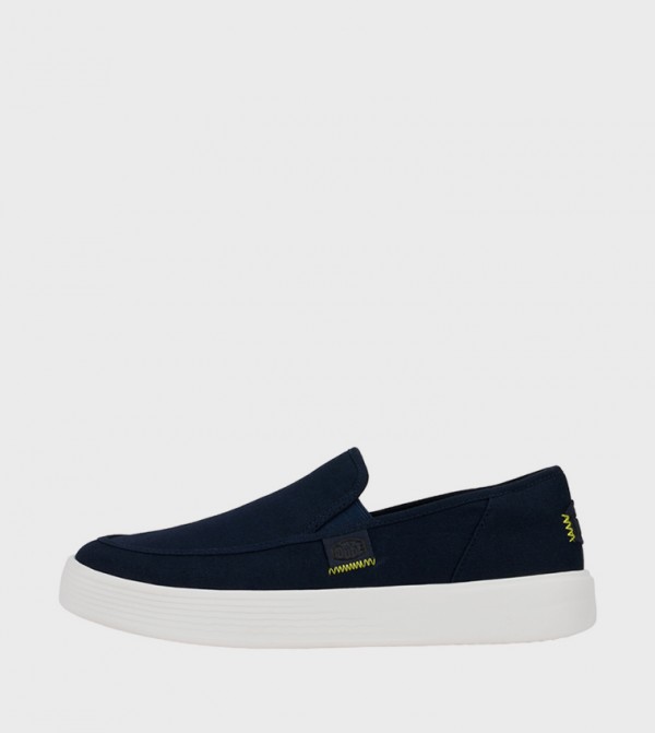 HEY DUDE  - Navy Low Top