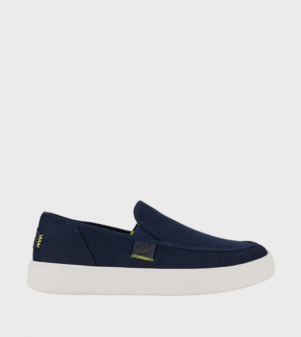 HEY DUDE  - Navy Low Top