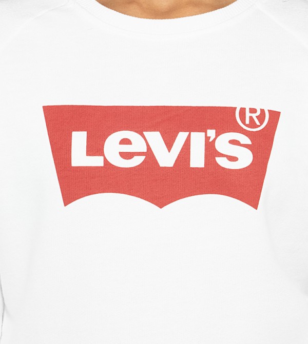 Levi's  Winterwear & Outerwear - White Sweatshirts