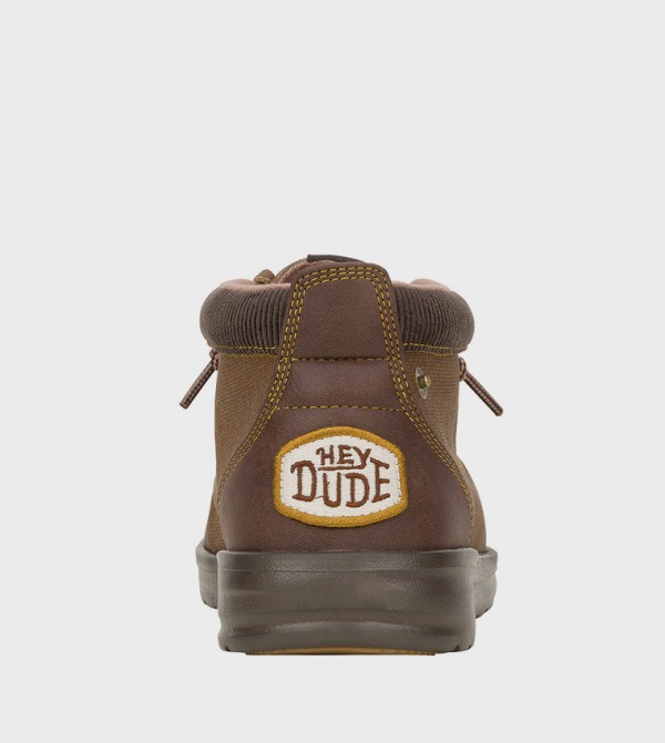 HEY DUDE  Boots - Brown Lace up Boots