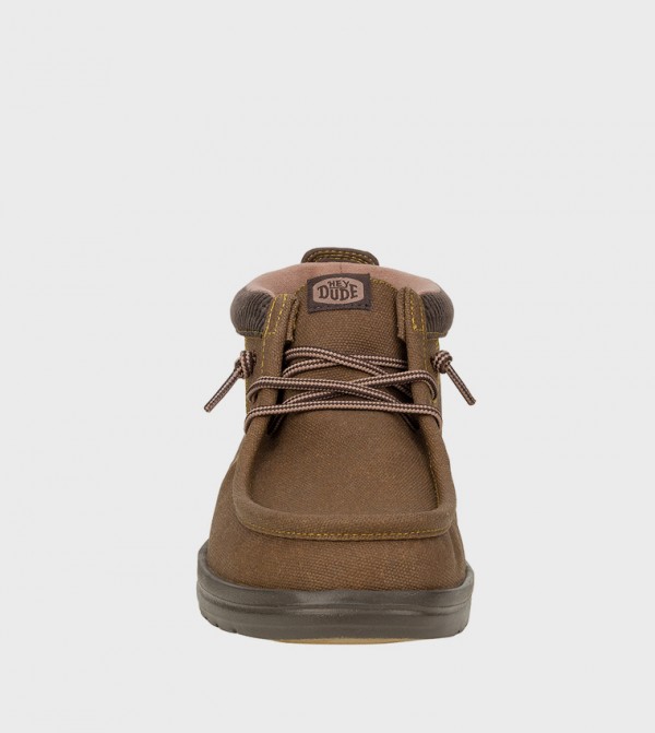 HEY DUDE  Boots - Brown Lace up Boots