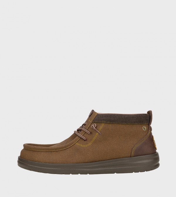 HEY DUDE  Boots - Brown Lace up Boots