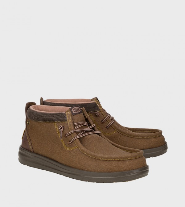 HEY DUDE  Boots - Brown Lace up Boots
