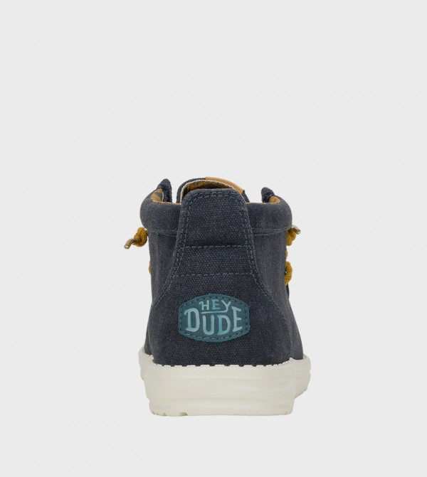 HEY DUDE  Boots - Navy Lace up Boots