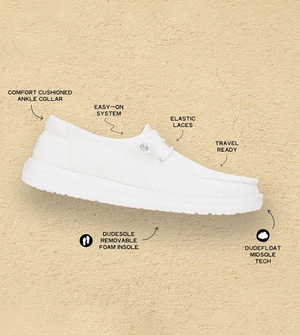 HEY DUDE HEY DUDE - White Casual Slip-ons