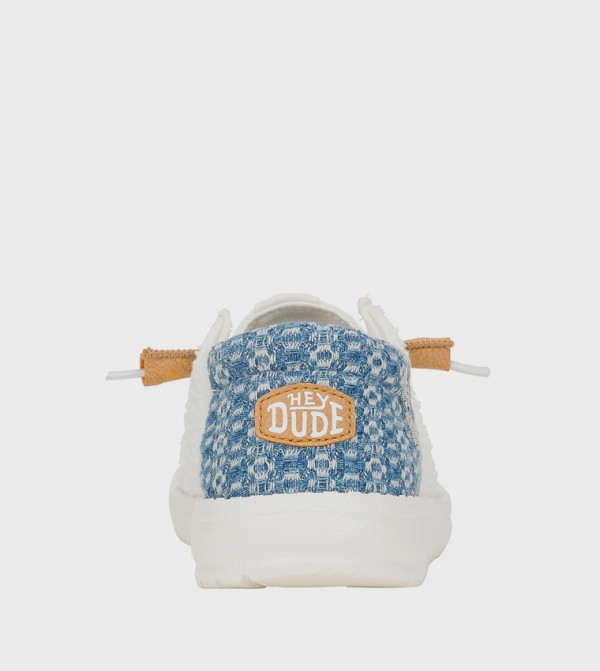 HEY DUDE  Slip-Ons - White Casual Slip-ons