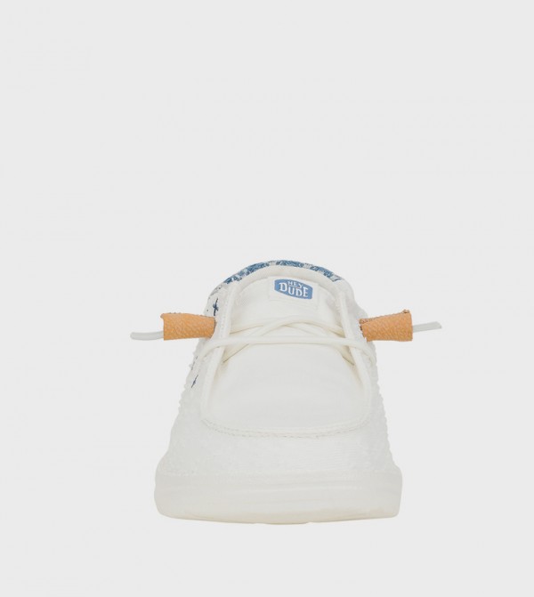 HEY DUDE  Slip-Ons - White Casual Slip-ons