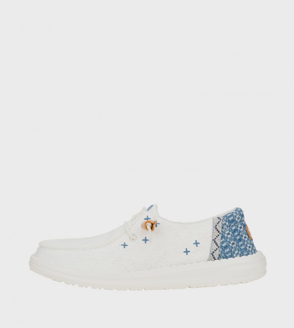 HEY DUDE  Slip-Ons - White Casual Slip-ons