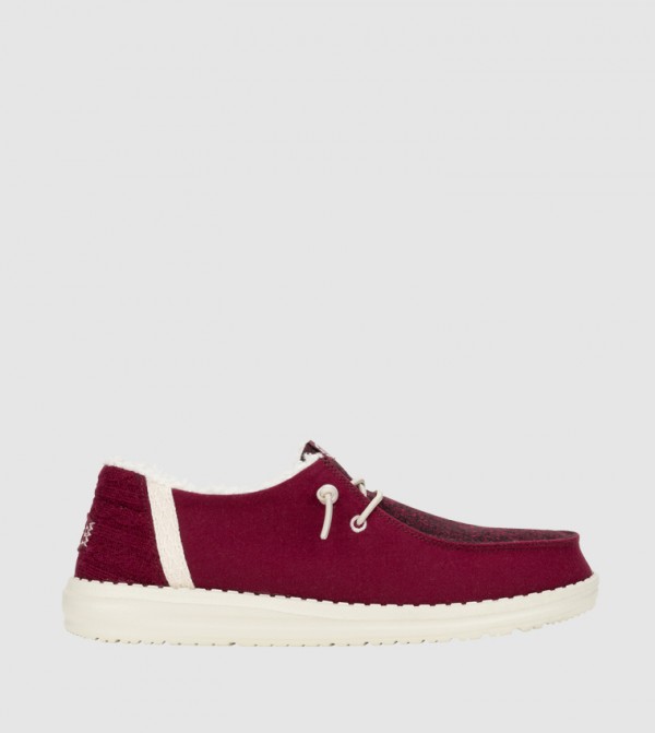 HEY DUDE HEY DUDE - Maroon Casual Slip-ons
