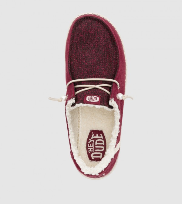 HEY DUDE HEY DUDE - Maroon Casual Slip-ons