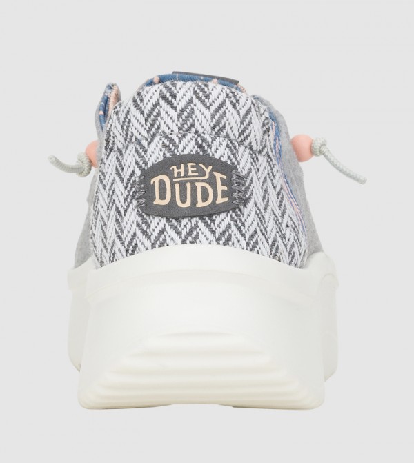 HEY DUDE HEY DUDE - Grey Casual Slip-ons