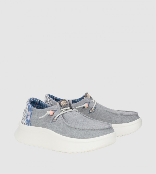 HEY DUDE HEY DUDE - Grey Casual Slip-ons