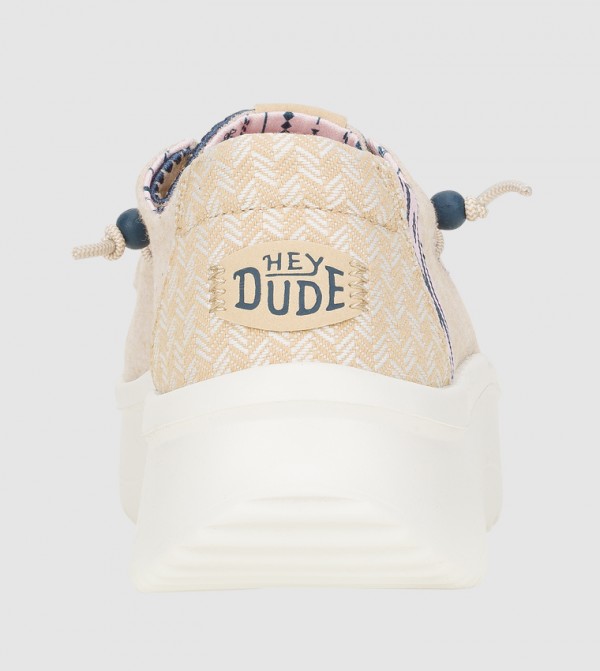 HEY DUDE HEY DUDE - Beige Casual Slip-ons