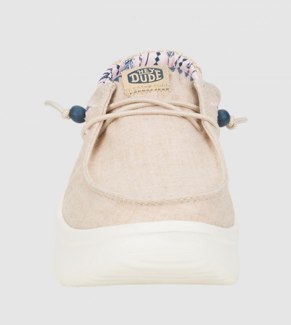 HEY DUDE HEY DUDE - Beige Casual Slip-ons