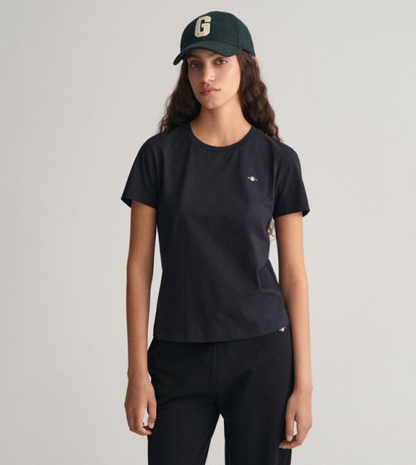 GANT  - Black Casual T-Shirts
