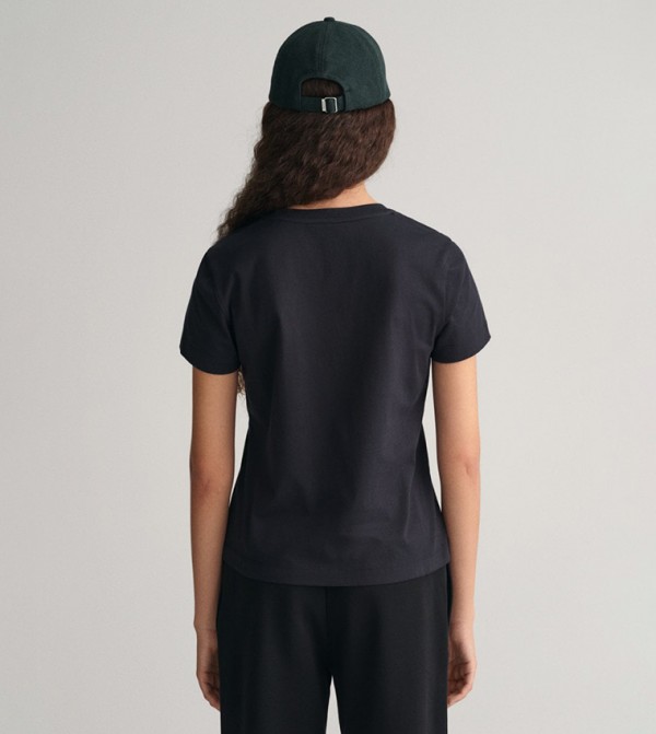 GANT  - Black Casual T-Shirts