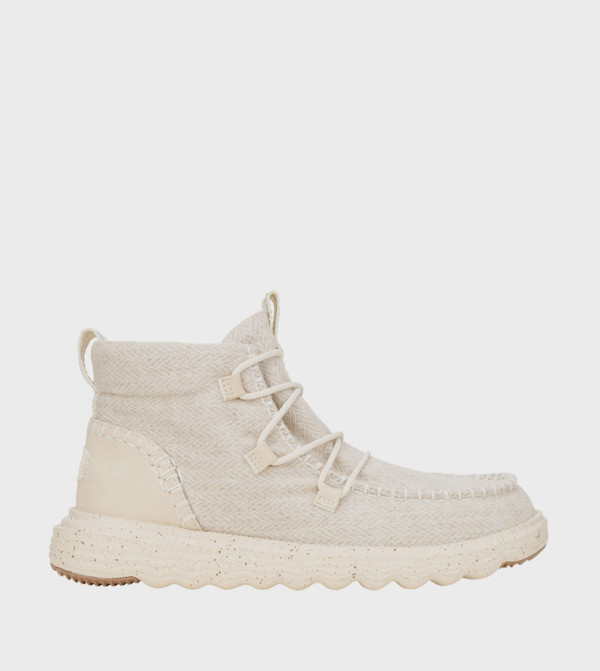 HEY DUDE  - Beige Ankle length Boots