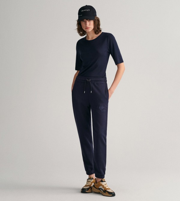 GANT  - Navy Track Pants & Joggers