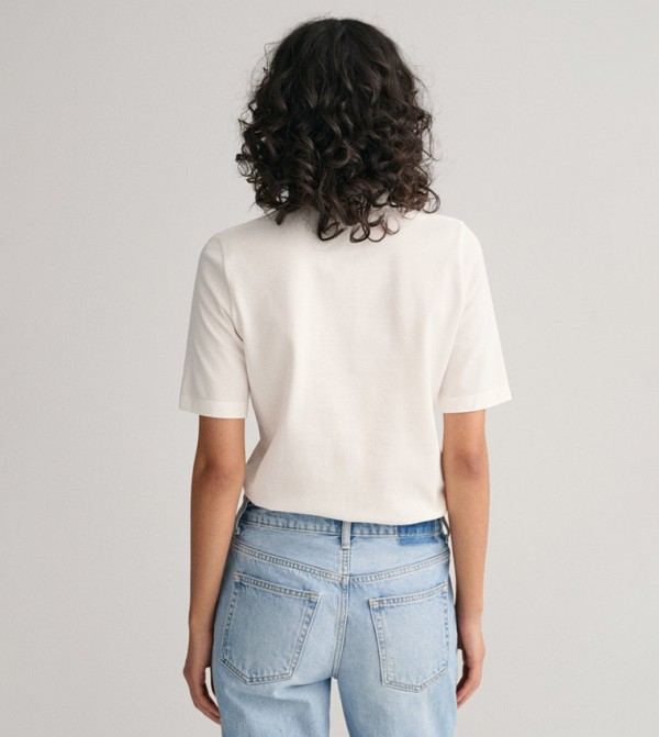 GANT  - White Polo T-shirts