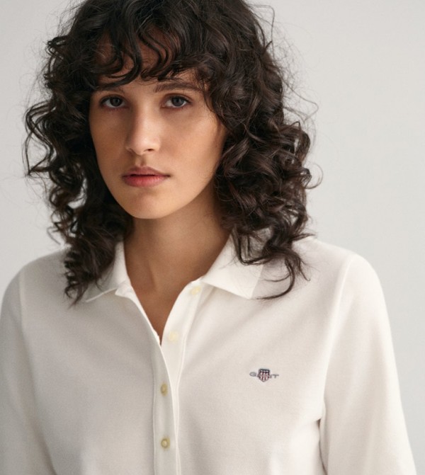 GANT  - White Polo T-shirts