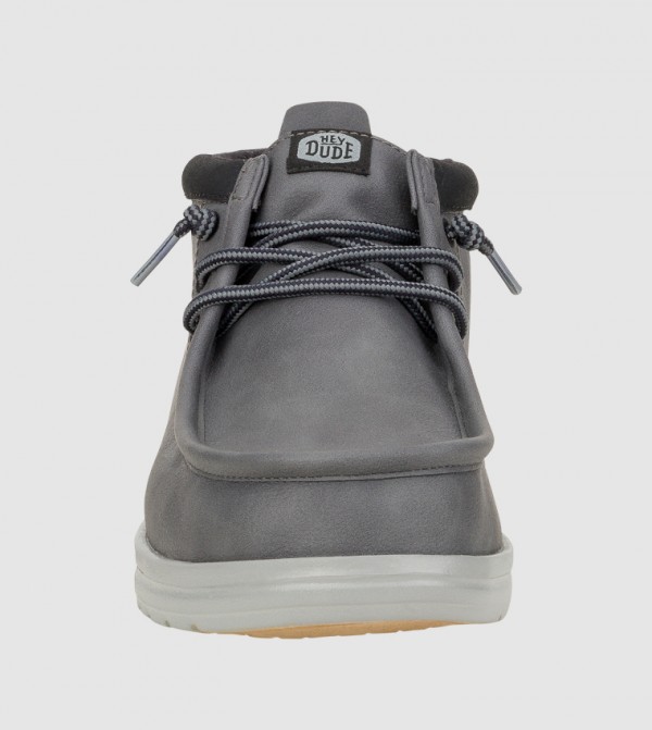 هاي دود  - رمادي Lace up Boots
