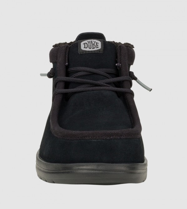 HEY DUDE  Boots - Black Lace up Boots