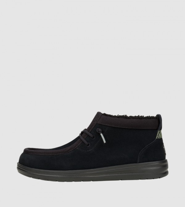 HEY DUDE  Boots - Black Lace up Boots