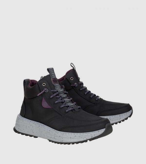 هاي دود هاي دود - أسود Lace up Boots