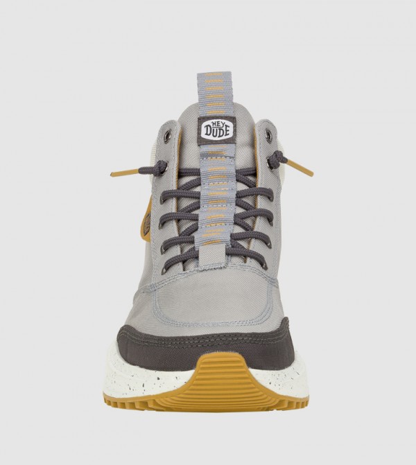 هاي دود هاي دود - رمادي Lace up Boots