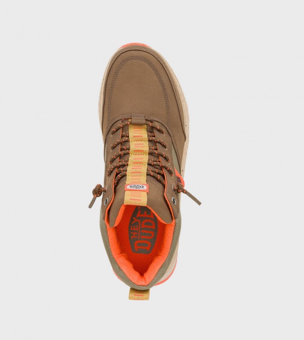 HEY DUDE HEY DUDE - Brown Lace up Boots