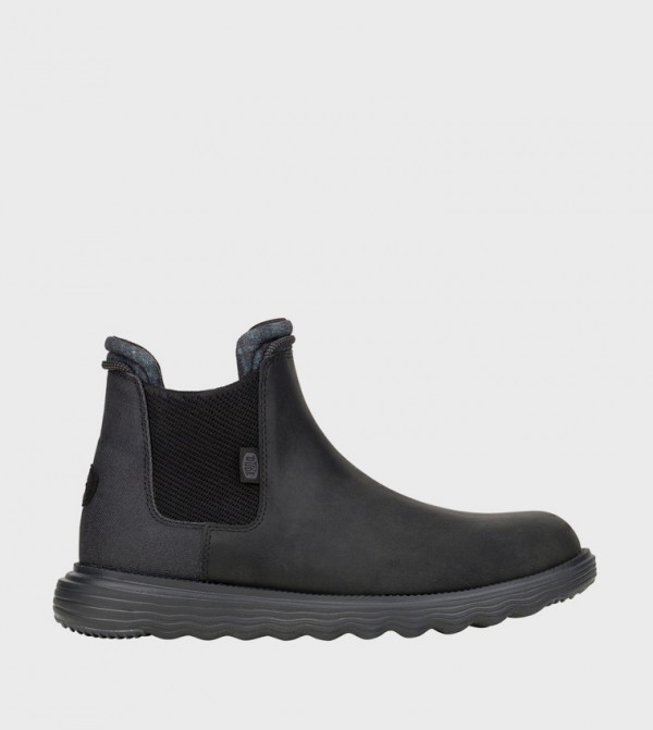 HEY DUDE Boots - Black Chelsea Boots