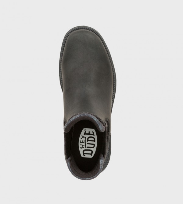HEY DUDE Boots - Black Chelsea Boots