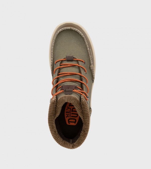 HEY DUDE Boots - Brown Lace up Boots