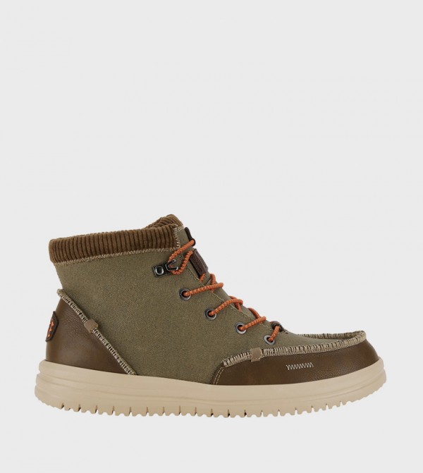 HEY DUDE Boots - Brown Lace up Boots