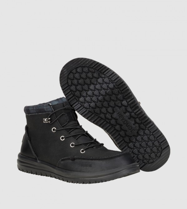 هاي دود هاي دود - أسود Lace up Boots