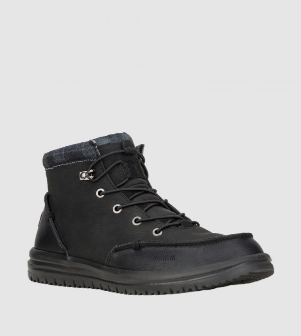 هاي دود هاي دود - أسود Lace up Boots