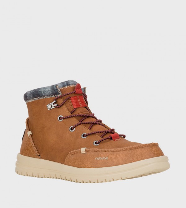 HEY DUDE HEY DUDE - Brown Lace up Boots