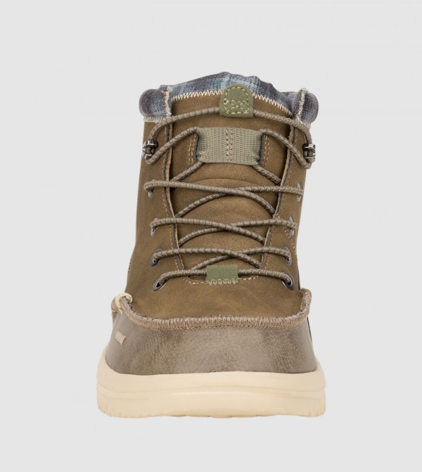 هاي دود هاي دود - بني  Lace up Boots