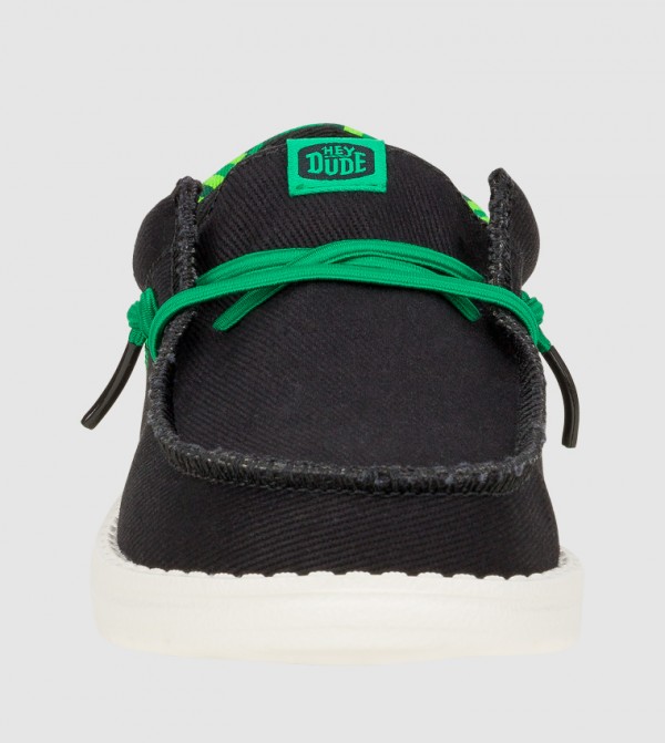 HEY DUDE  - Black Casual Slip-On's