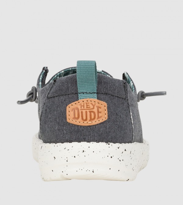 HEY DUDE  - Black Casual Slip-On's