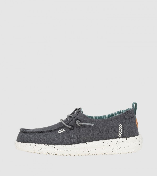 HEY DUDE  - Black Casual Slip-On's