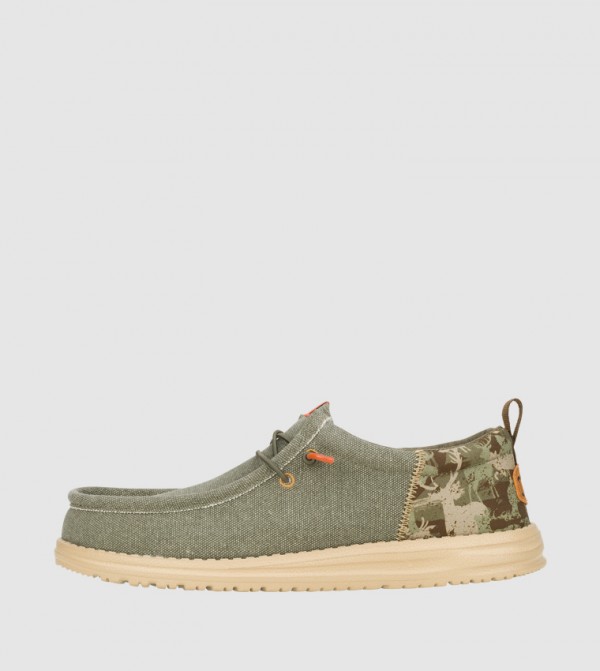 هاي دود هاي دود - أخضر Casual Slip-ons